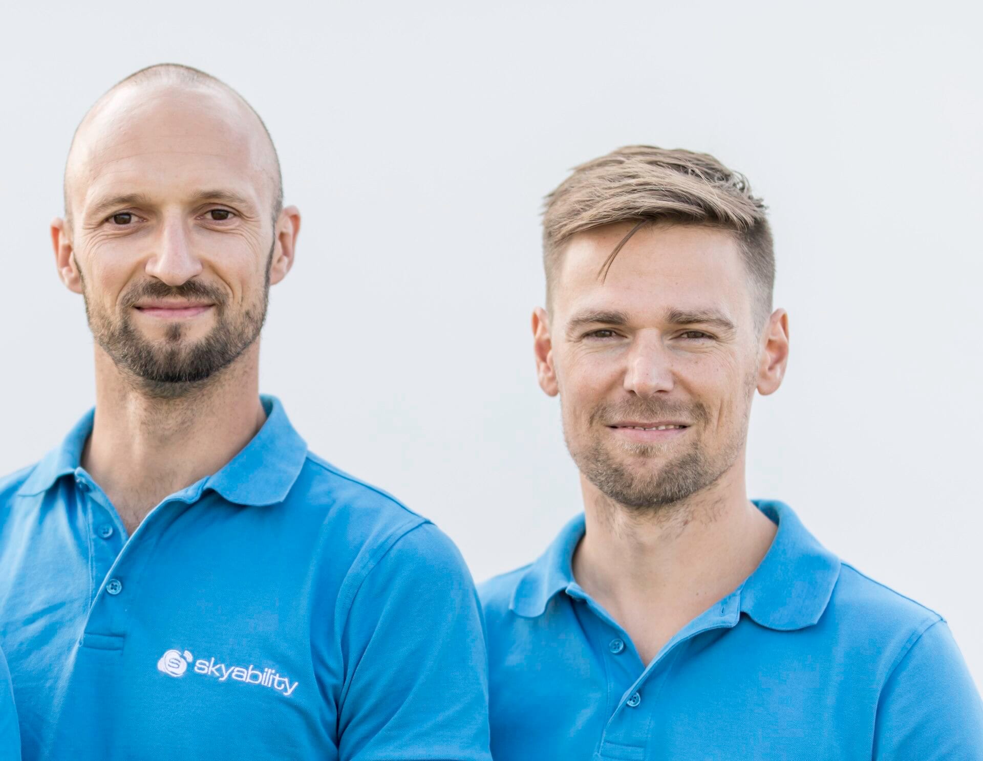 Skyability Geschäftsführer Philipp Knopf und David Monetti